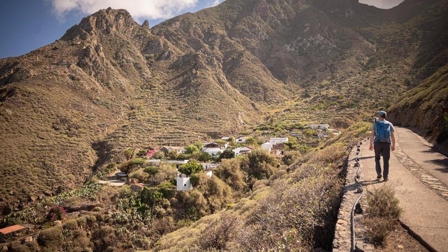 Caserío de El Draguillo, en la Anaga chicharrera.