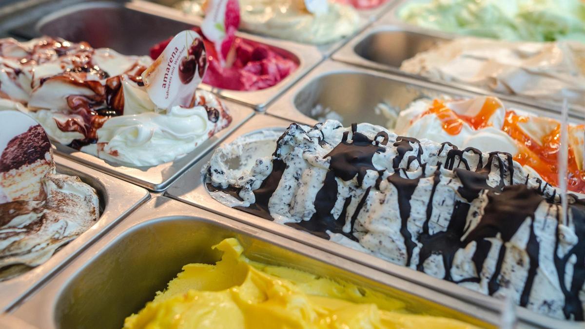 Los helados son el postre del verano