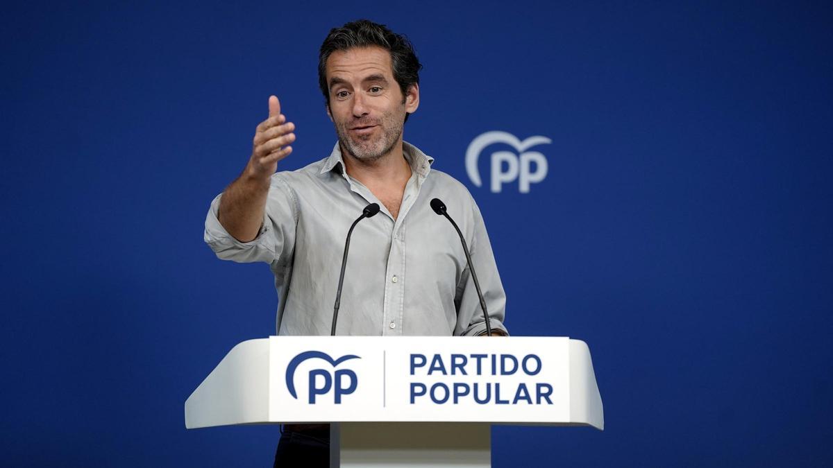 Borja Sémper, el pasado 2 de septiembre, en la sede nacional del PP.