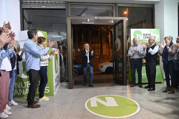 Noche electoral en Nueva Canarias, con euforia por los buenos resultados