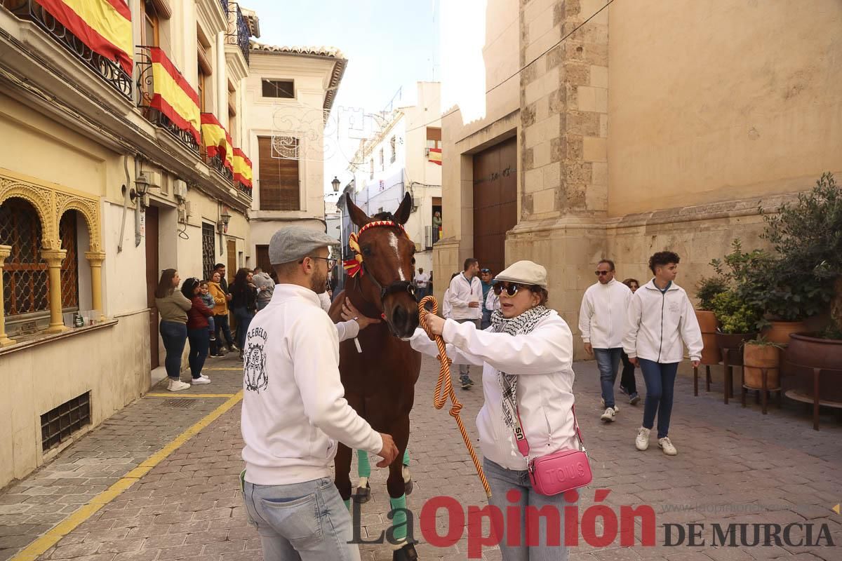 Concurso de caballo a pelo: pasacalles hasta el Hoyo en Caravaca