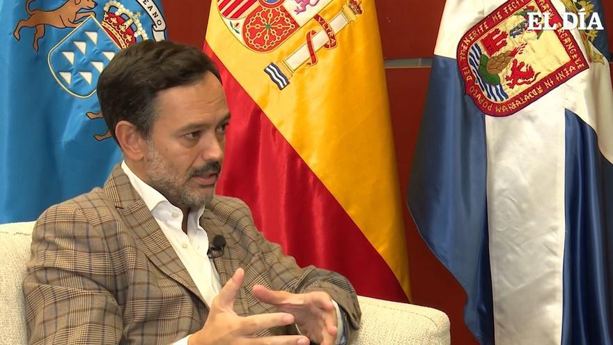 Lope Afonso habla sobre todos los temas de referencia en el Cabildo de Tenerife