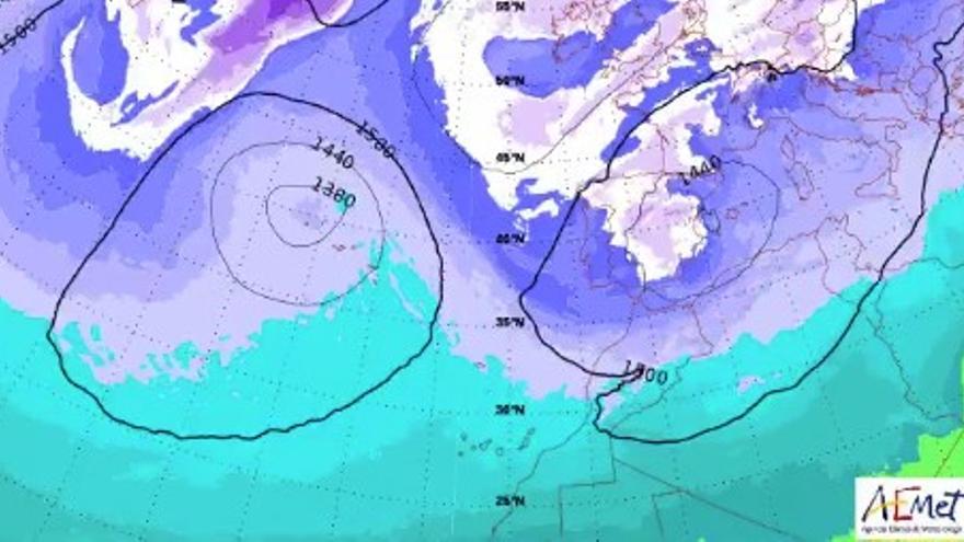 La entrada de aire polar hará que se desplomen las temperaturas en Ibiza y Formentera.