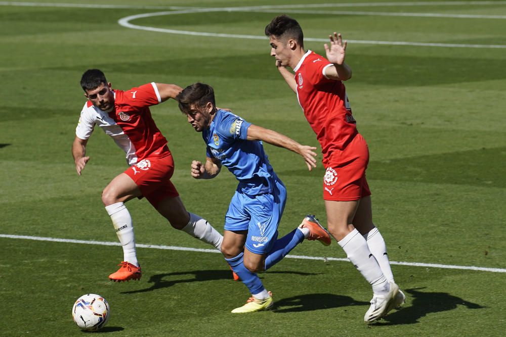 El Girona - Fuenlabrada en imatges