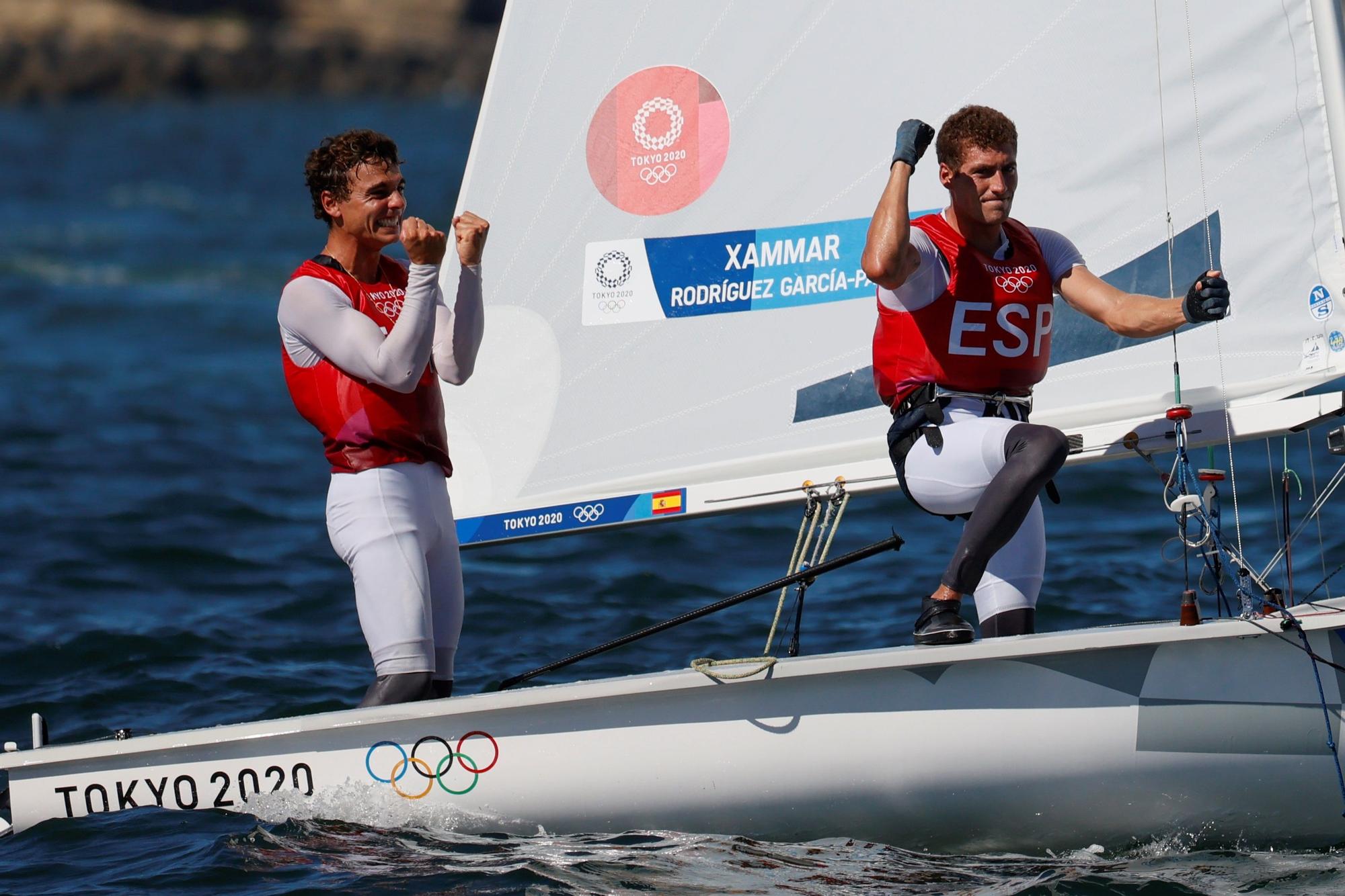 Nico Rodríguez y Jordi Xammar ganan el bronce en el 470 de vela en Tokyo 2020