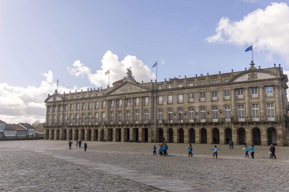 Pazo de Raxoi, sede del Concello de Santiago