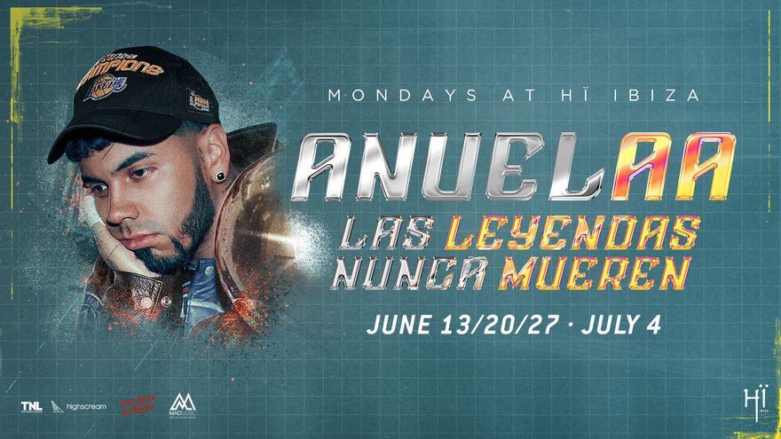 Hï Ibiza albergará cuatro shows de Anuel AA, pionero del trap latino