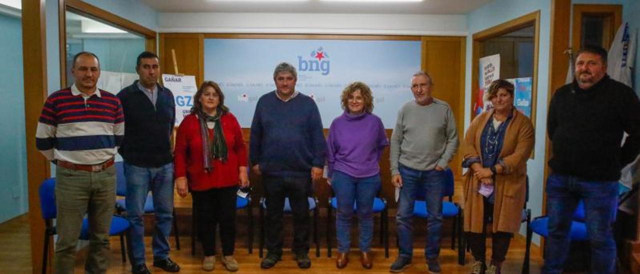 Asistentes a la presentación de ayer del BNG.   | // IÑAKI ABELLA