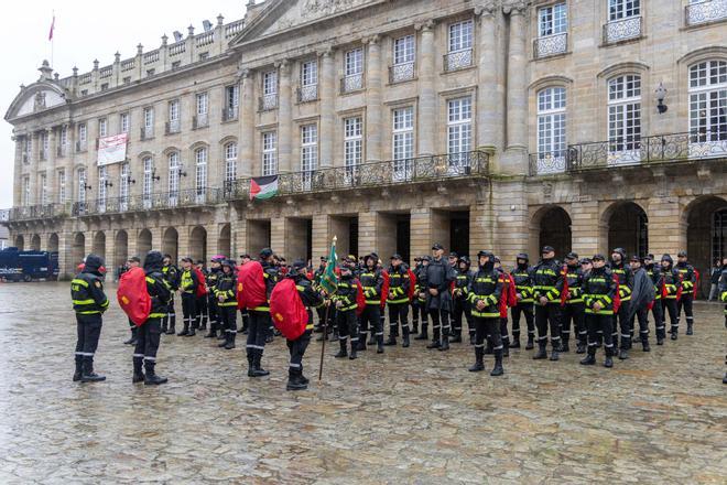 La Unidad de Policía Militar de la UME, BIEM III, culmina El Camino de Santiago