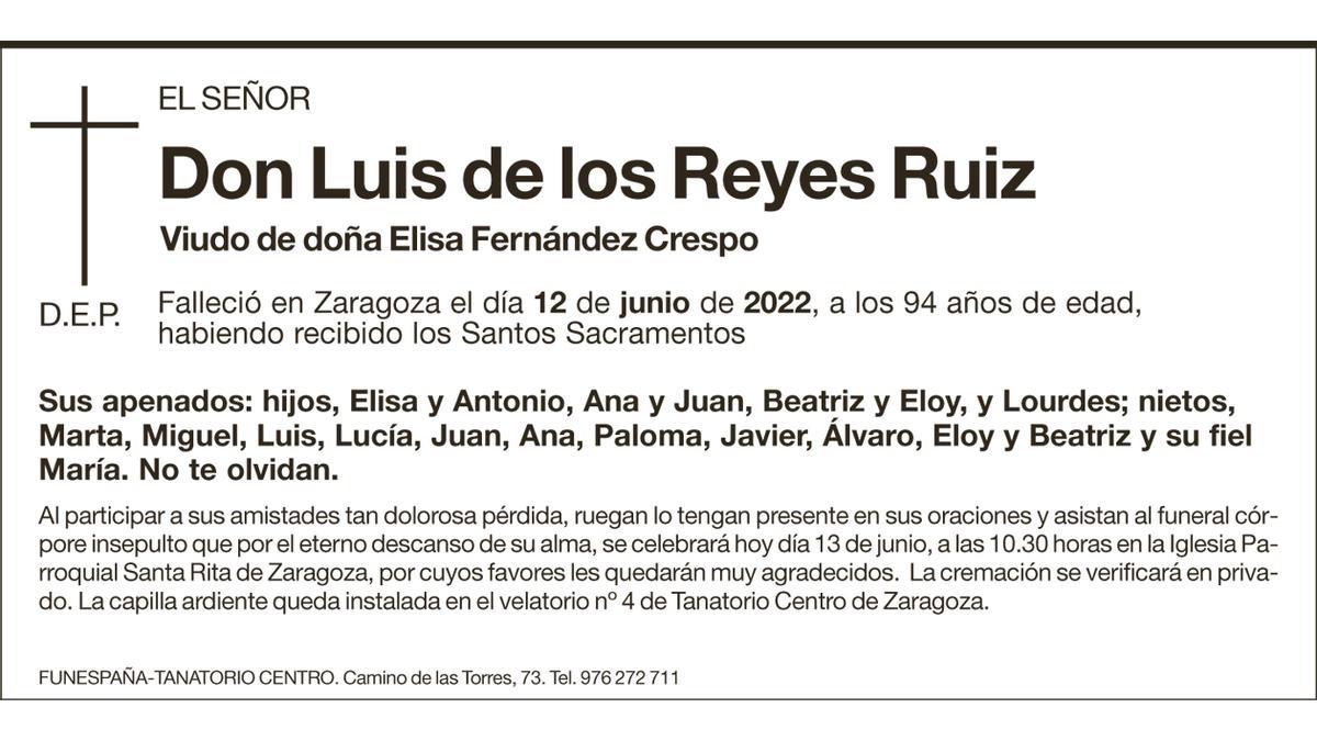 Don Luis de los Reyes Ruiz