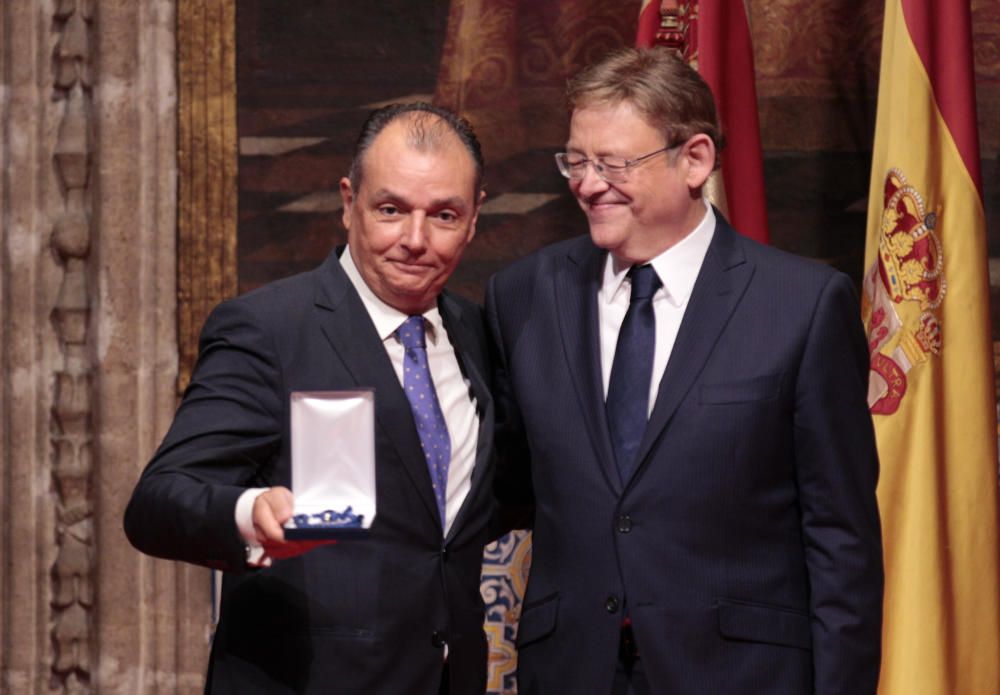 Acto institucional por el 9 d'Octubre en el Palau de la Generalitat