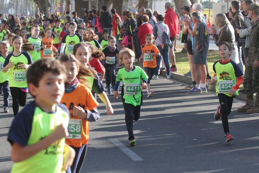 1/4 milla en categorías Benjamín y Prebenjamín