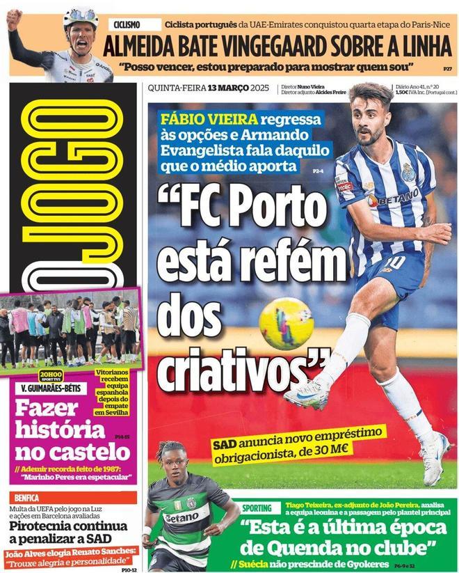 Estas son las portadas de la prensa deportiva de hoy, jueves 13 de marzo