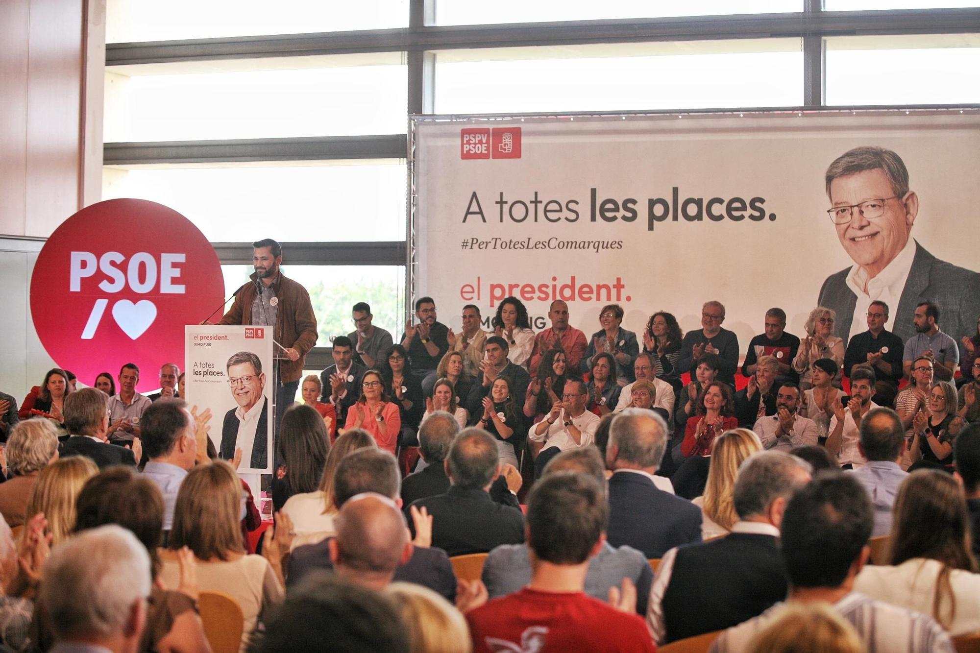 Cierre de campaña del PSPV-PSOE en Castellón con José Luis Rodríguez Zapatero