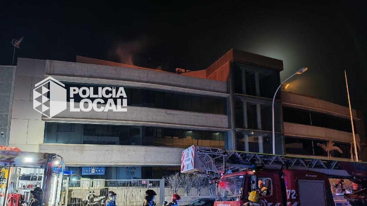 Incendio en la Subida a El Mayorazgo