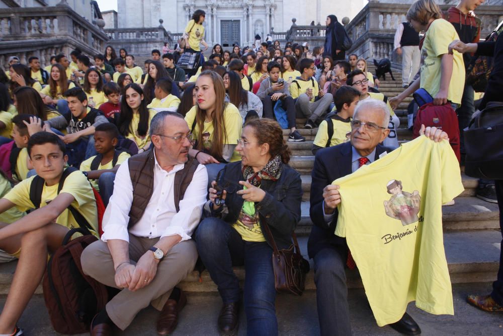 Trobada d''alumnes de municipis amb patrimoni jueu