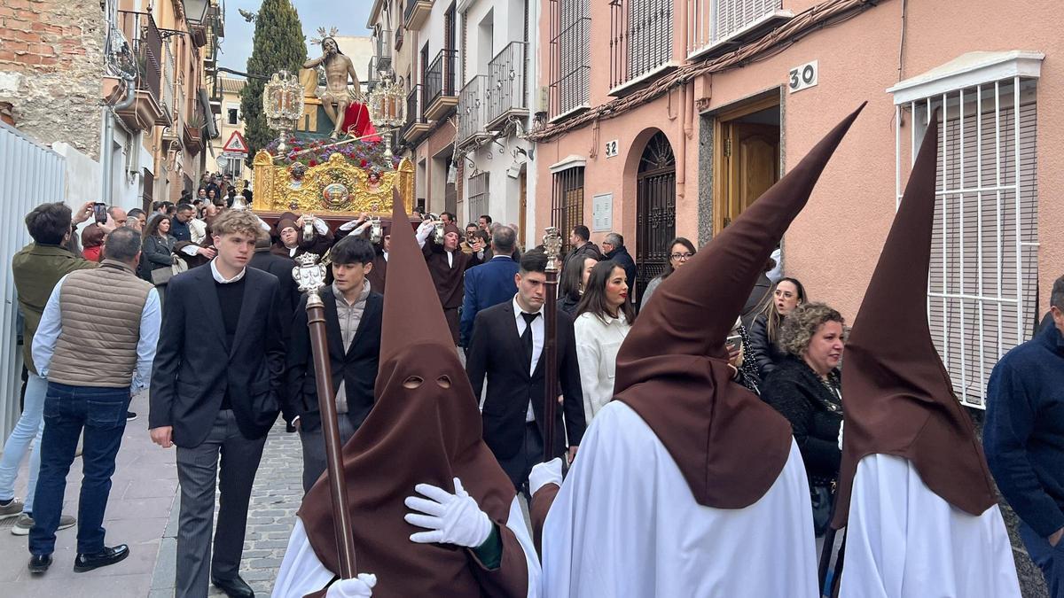 Procesión, en el Martes Santo de 2025, del Cristo de la Humildad.