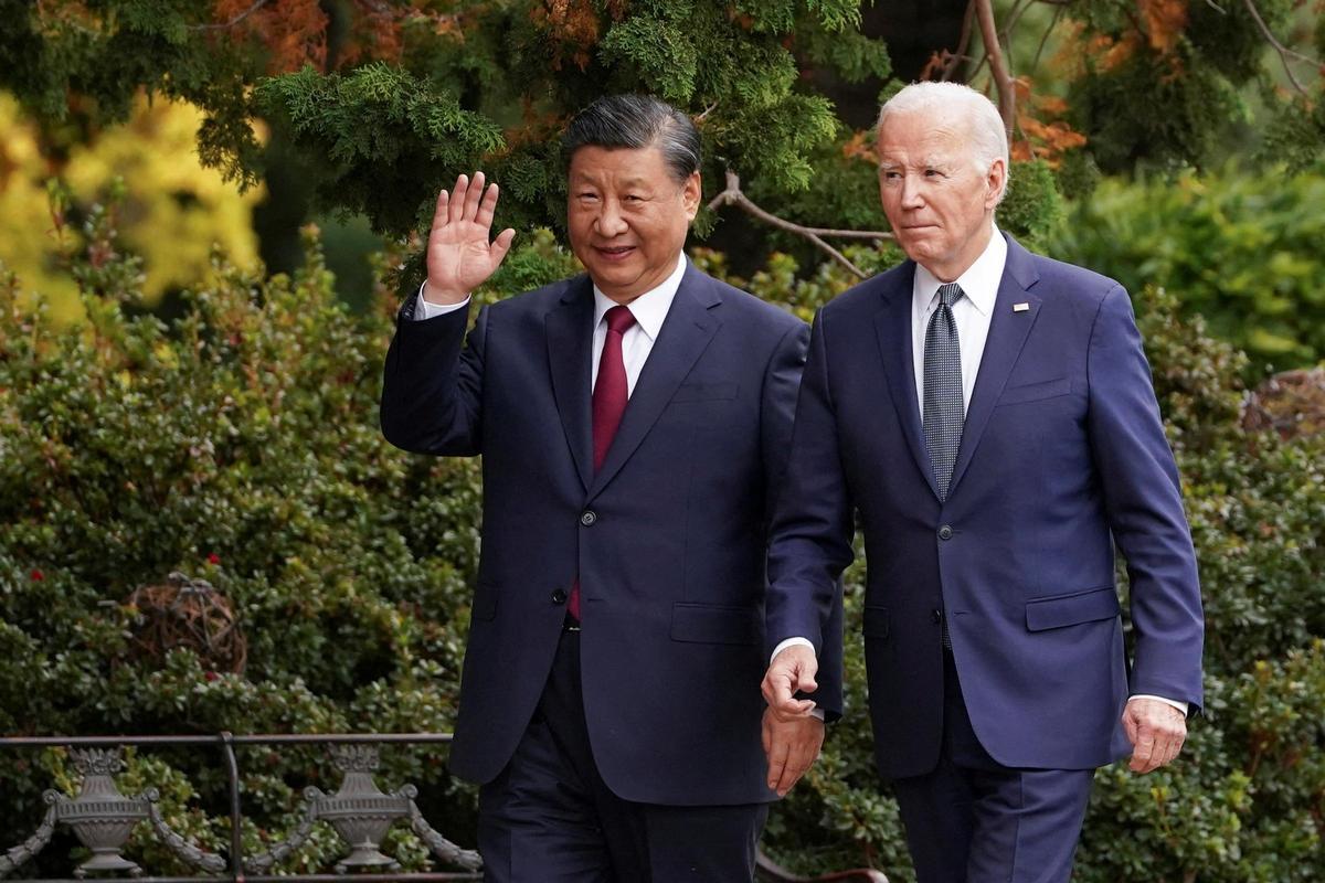 Xi Jinping y Joe Biden, durante la reunión que mantuvieron en Woodside (California) el pasado 15 de noviembre.