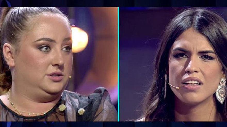 Rocío Flores y Sofía Suescun, en el plató de &#039;GH VIP 7&#039;