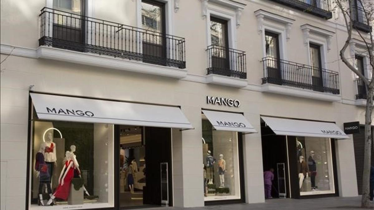 MANGO en la exclusiva calle Serrano de Madrid