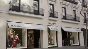 Nueva tienda de Mango en la calle Serrado, de Madrid. 