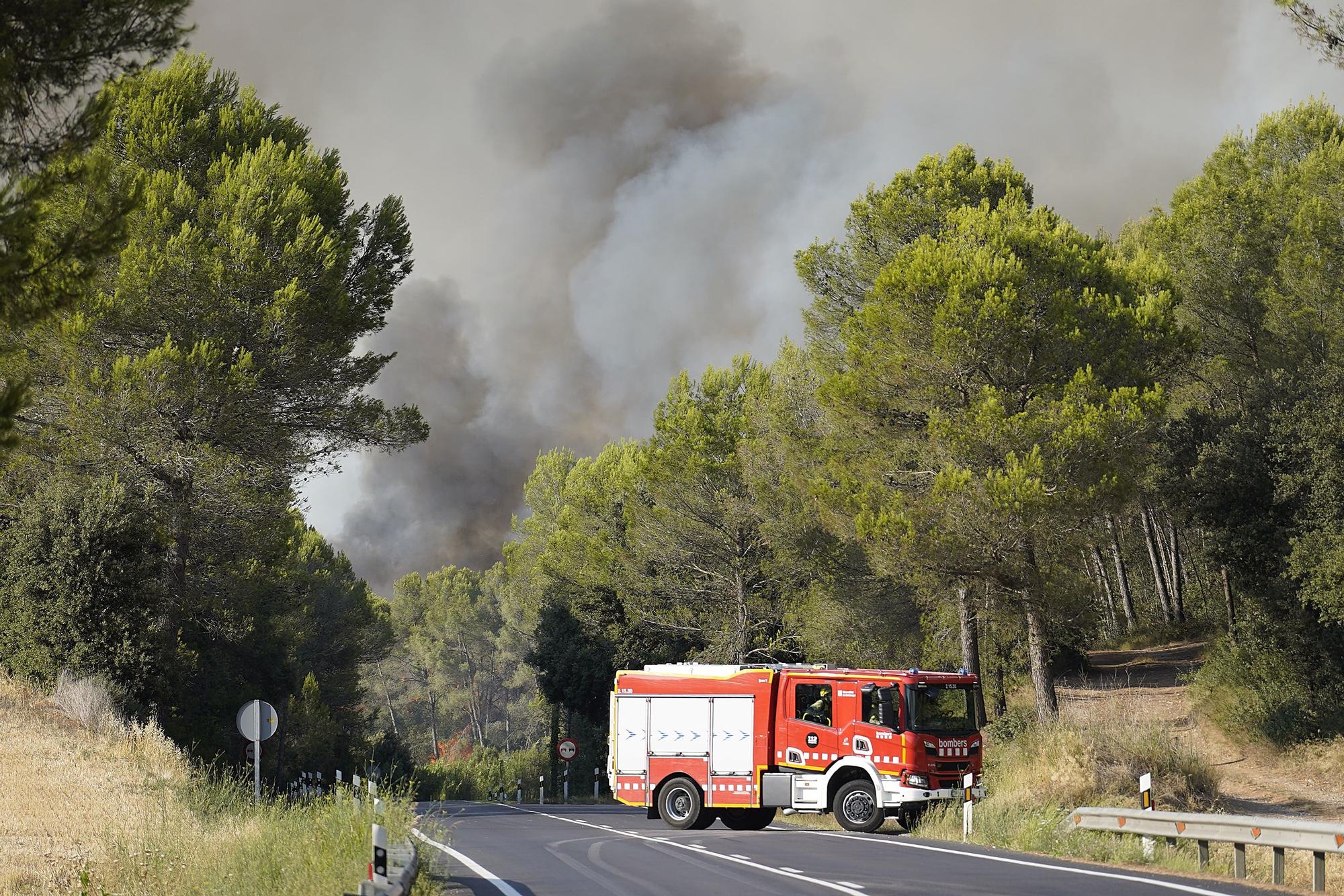 Les imatges de l'incendi de Ventalló i Vilopriu