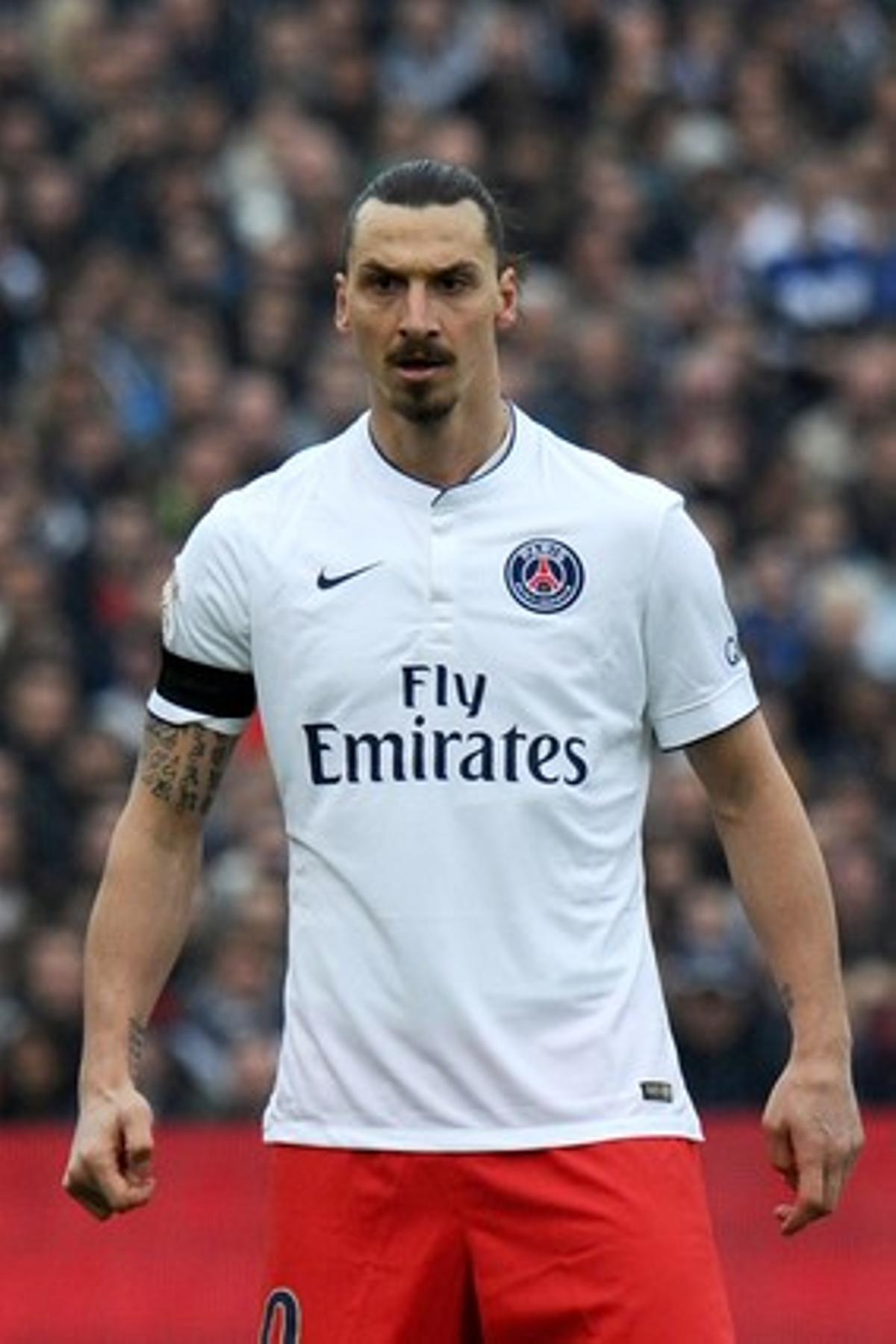 Zlatan Ibrahimovic, després de caure derrotat davant el Girondins de Bordeus.