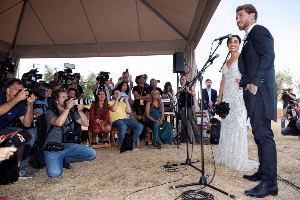 Boda de Sergio Ramos y Pilar Rubio