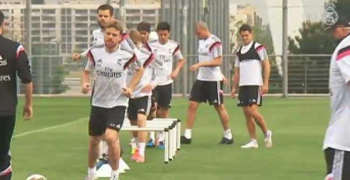 El Real Madrid se entrenó en la Ciudad Deportiva