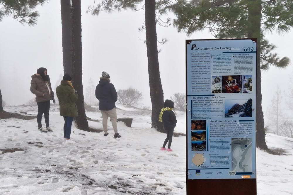 Nieve en Gran Canaria (01/02/2018)