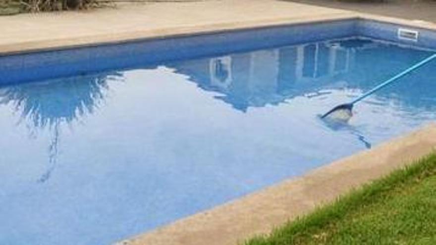 Ocurrió en una piscina privada