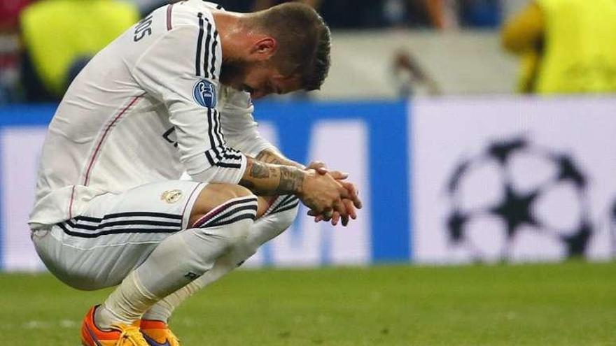 Sergio Ramos, durante un partido de la pasada temporada.