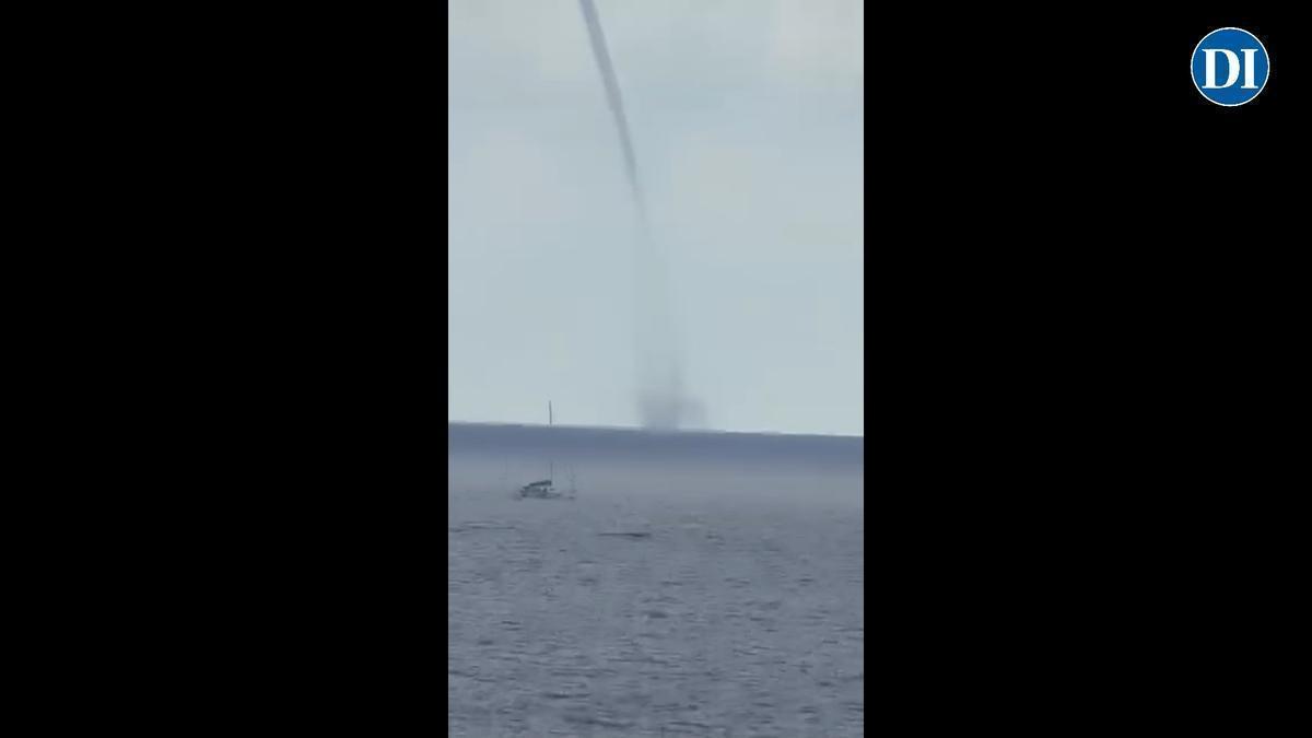 Graban un cap de fibló en Ibiza