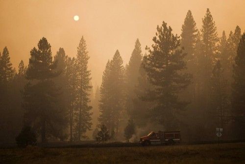 Histórico incendio en Yosemite