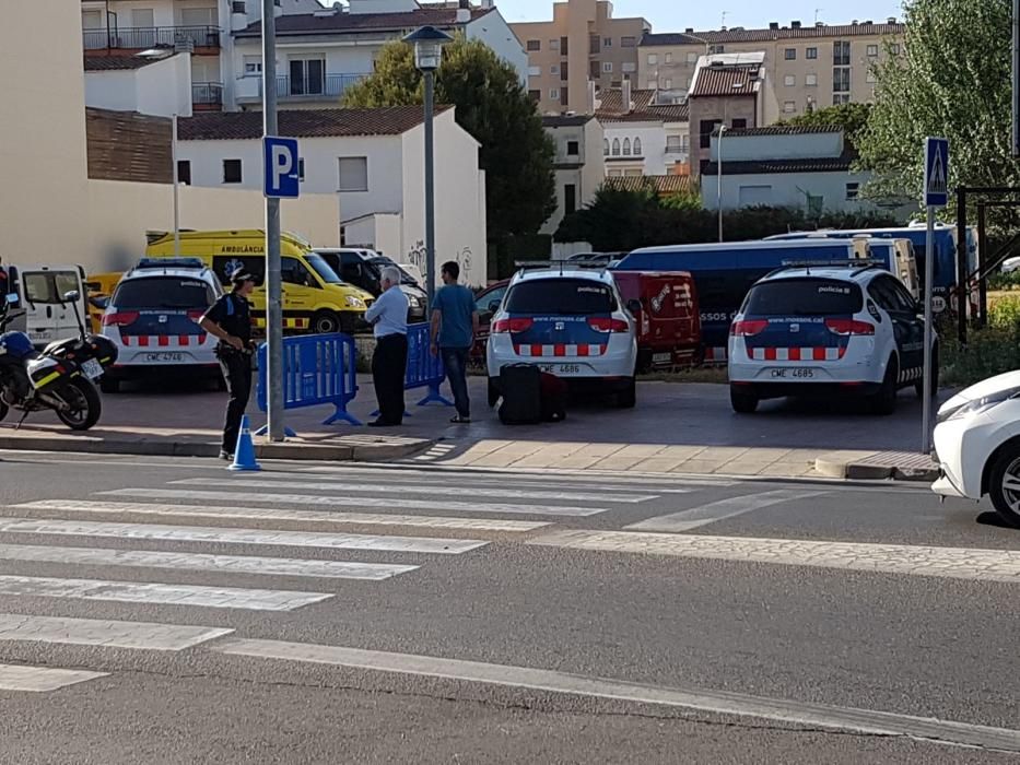 Desallotjament d'un edifici ocupat a Sant Antoni de Calonge