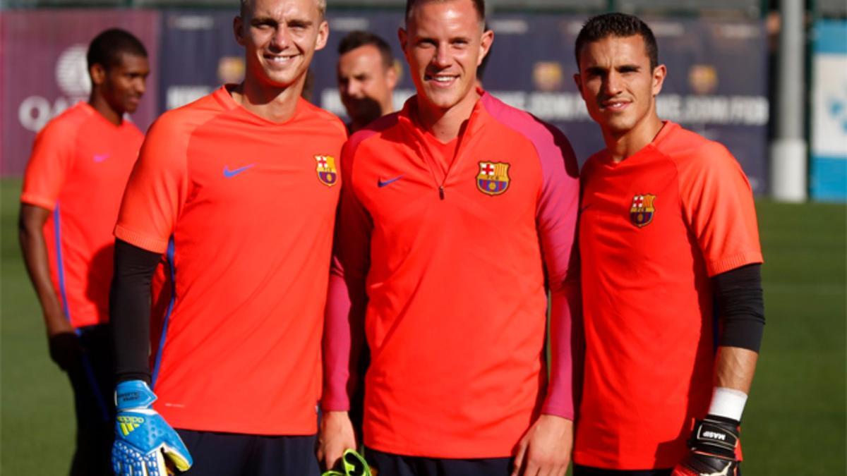 Cillessen trabajó junto a Ter Stegen y Masip