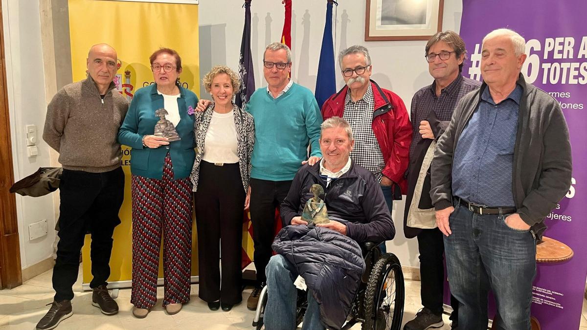 Maria Duran y Homes per la Igualtat reciben el premio Meninas 2023 de la Delegación de Gobierno de Baleares