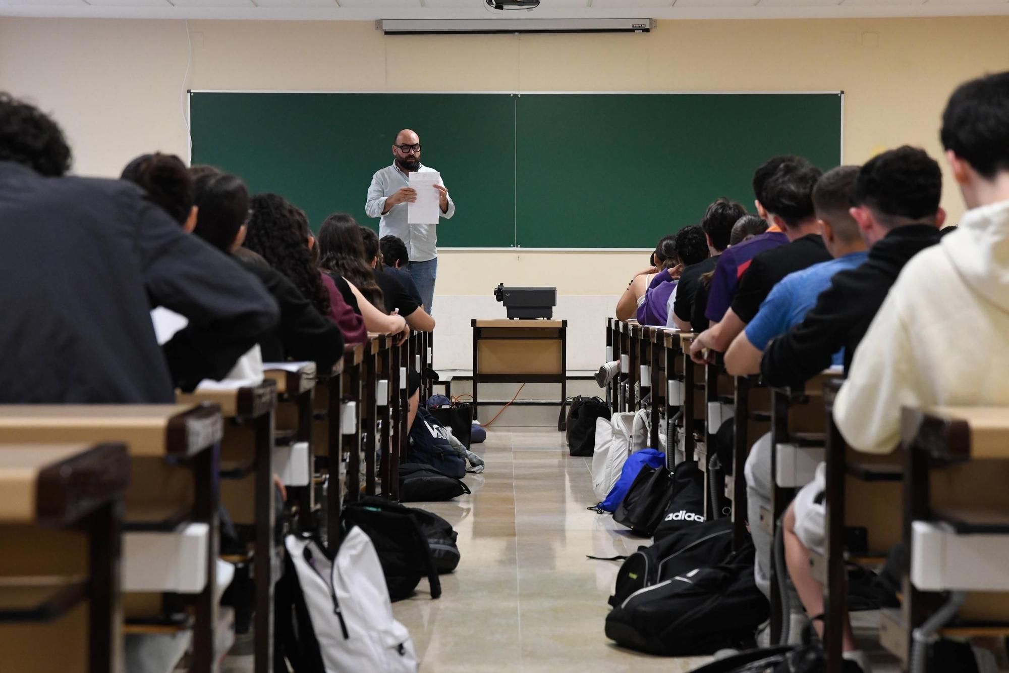 Primer día de la PAU en el Campus Viriato de Zamora