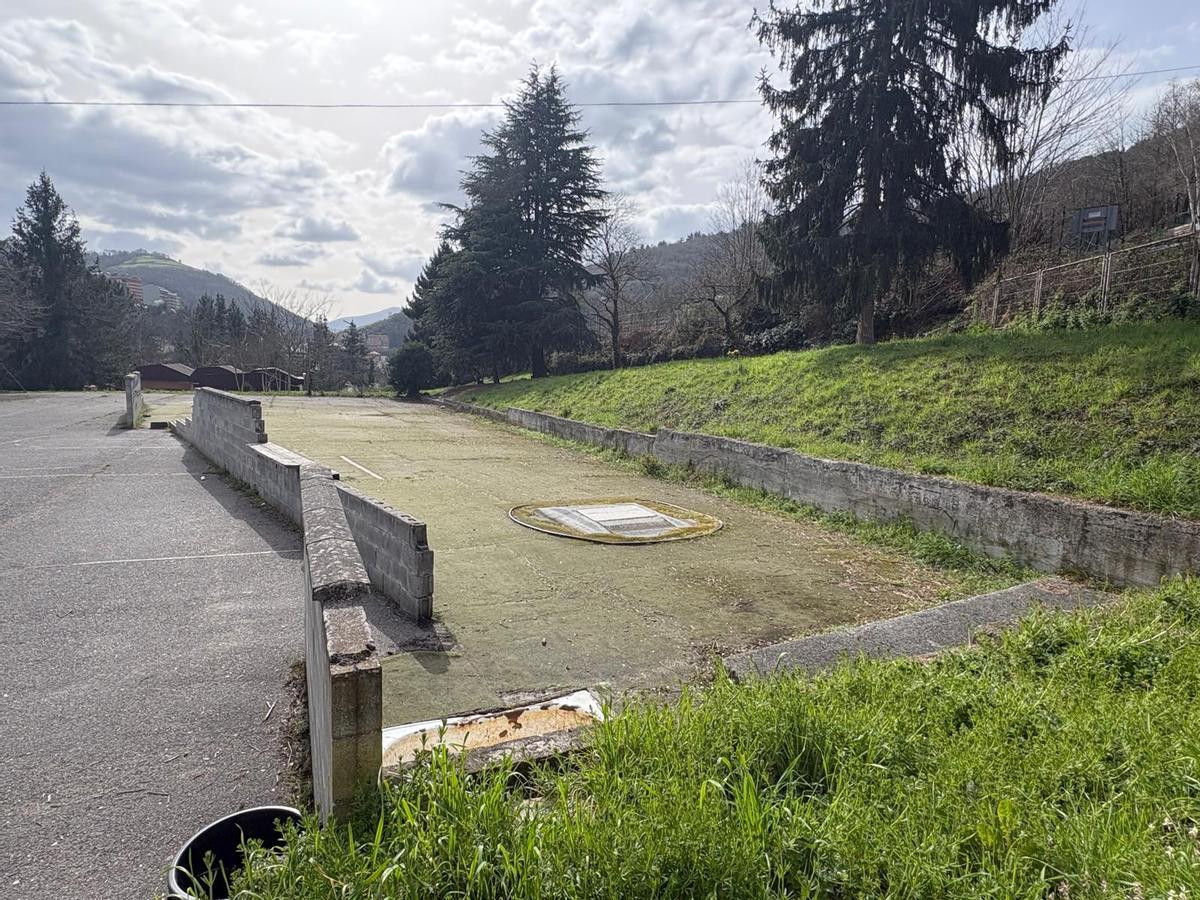 La bolera del instituto que se proyecta cubrir.