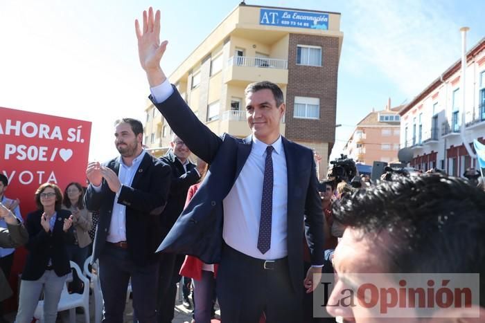 Pedro Sánchez visita Los Alcázares