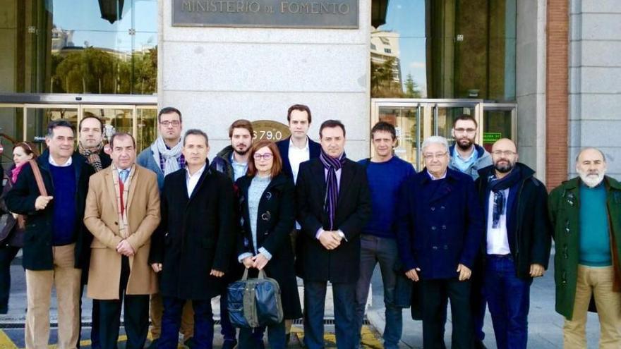 La delegación de la comarca, en el ministerio