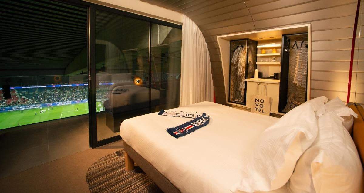 La Suite Novotel by ALL.com es una fantasía para los amantes del fútbol.