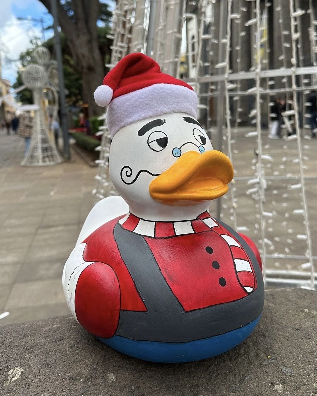 'Quacky Claus', de Kilian González, fue el último de los patitos customizado.