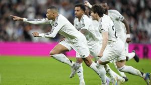 Mbappé marcó dos goles en el Real Madrid - Leganés.