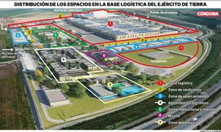 La Base Logística del Ejército toma forma: así serán sus edificios