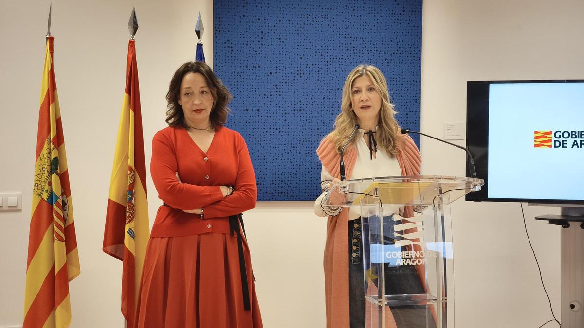 Carmen Susín y Mar Vaquero, este viernes