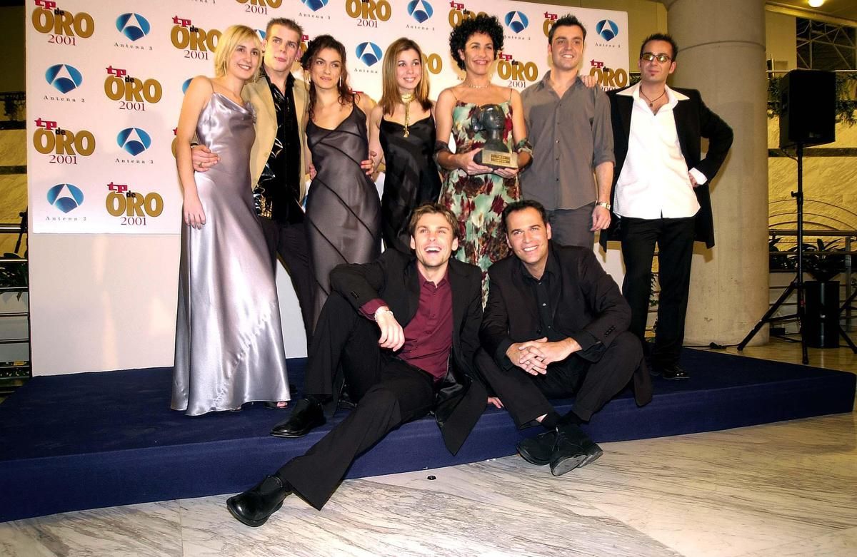 Carlos Lozano en la gala de los premios TP de Oro en 2001