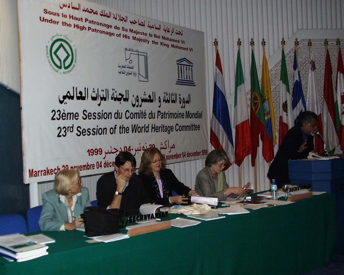 La reunión del Comité del Patrimonio de la Humanidad de la Unesco  en Marrakech. 25 anys de Patrimoni de la Humanitat.