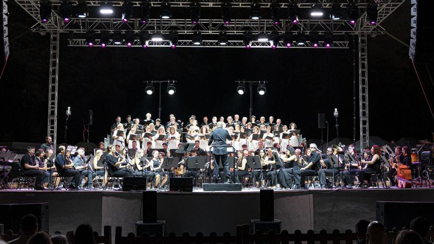 El concierto de las Festes de la Terra del pasado año fue el último de Miquel Àngel Aguiló como director de la Banda Sinfònica Ciutat d’Eivissa.