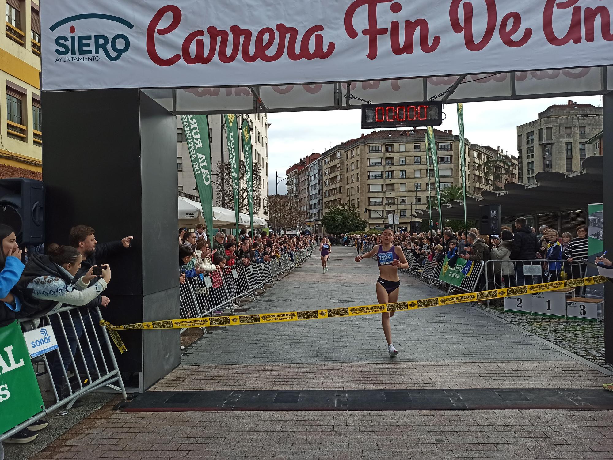 Casi 1.500 participantes disputan la carrera de Fin de Año de Pola de Siero